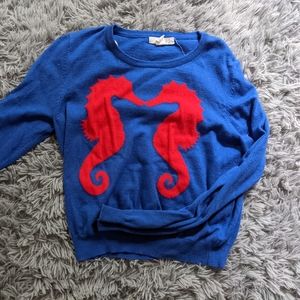 Forever 21 Seahorse Pair Sweater